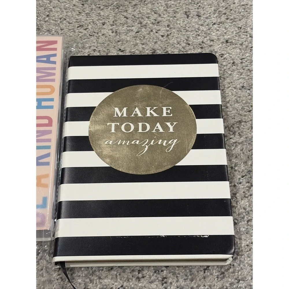 Lot of 2 Decorative Blank Lined Paper Journals One New In Package